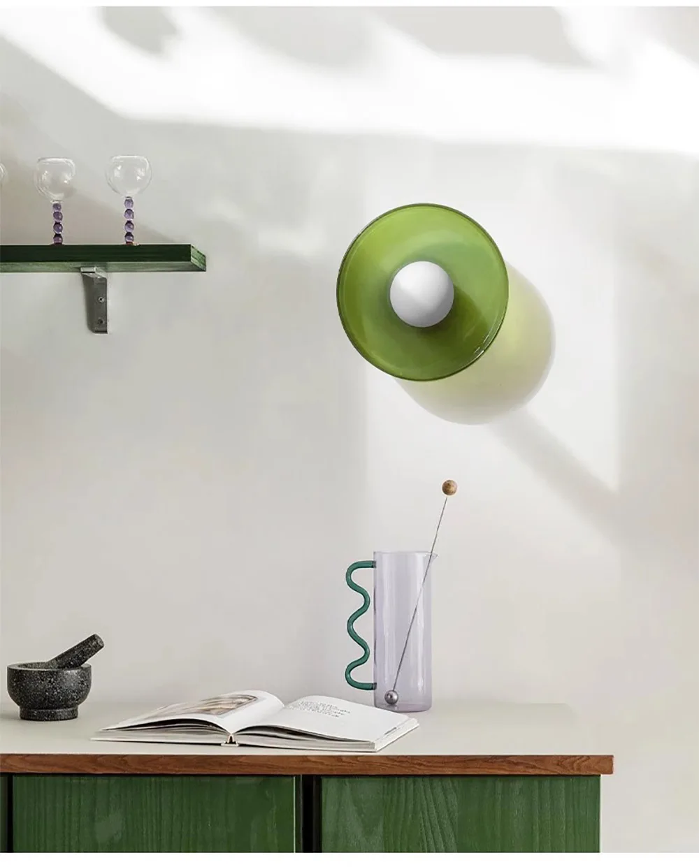 Nordic Glass Ceiling Light Single Head G9 Lamp Source Wall Lamp For Entryway Hallway Aisle Balcony Living Room Bedroom Fixtures