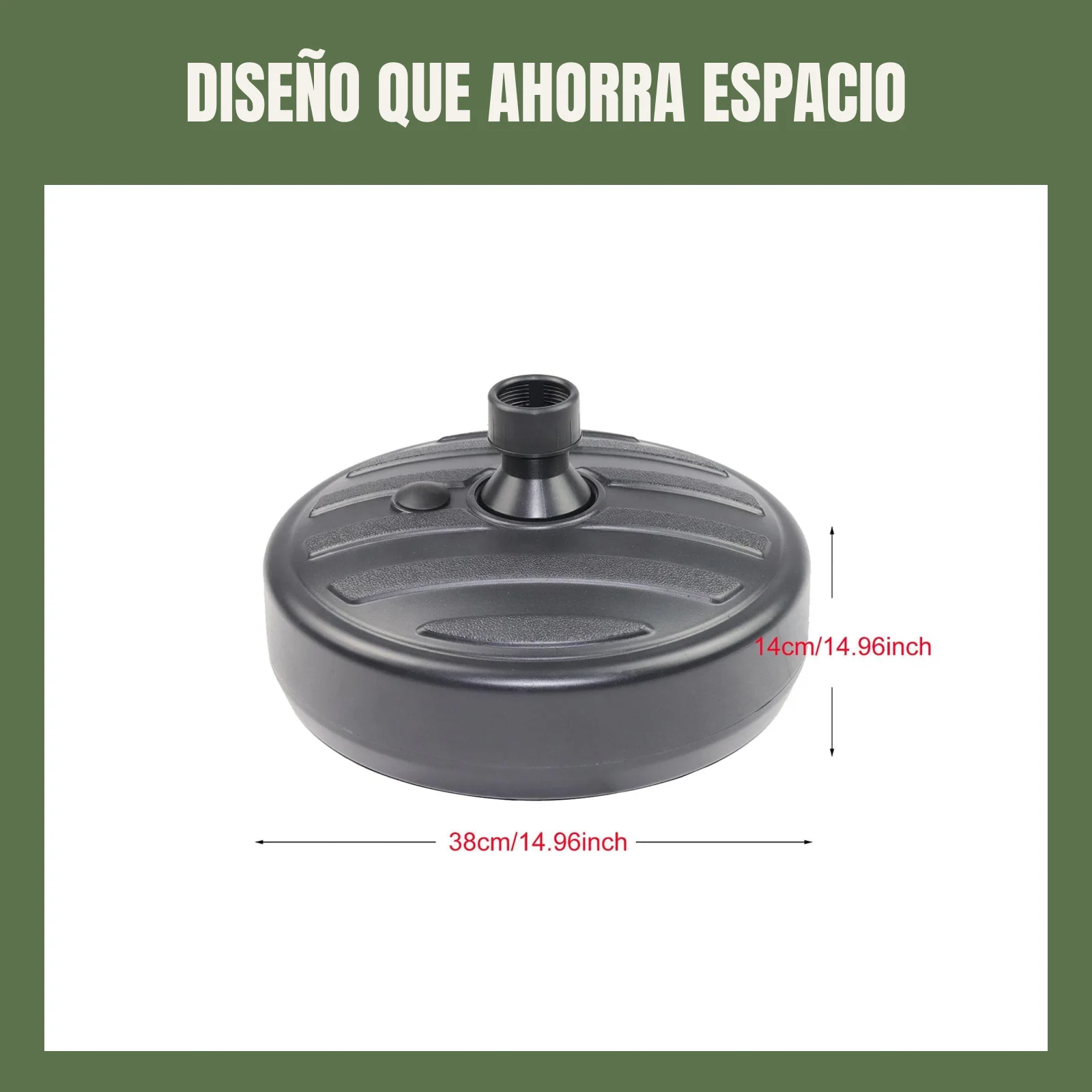 

Основание для зонта-парасоль от солнца, наполняемое песком или водой, круглое, сменное, 13 л, для сада, патио, пляжа, заднего двора