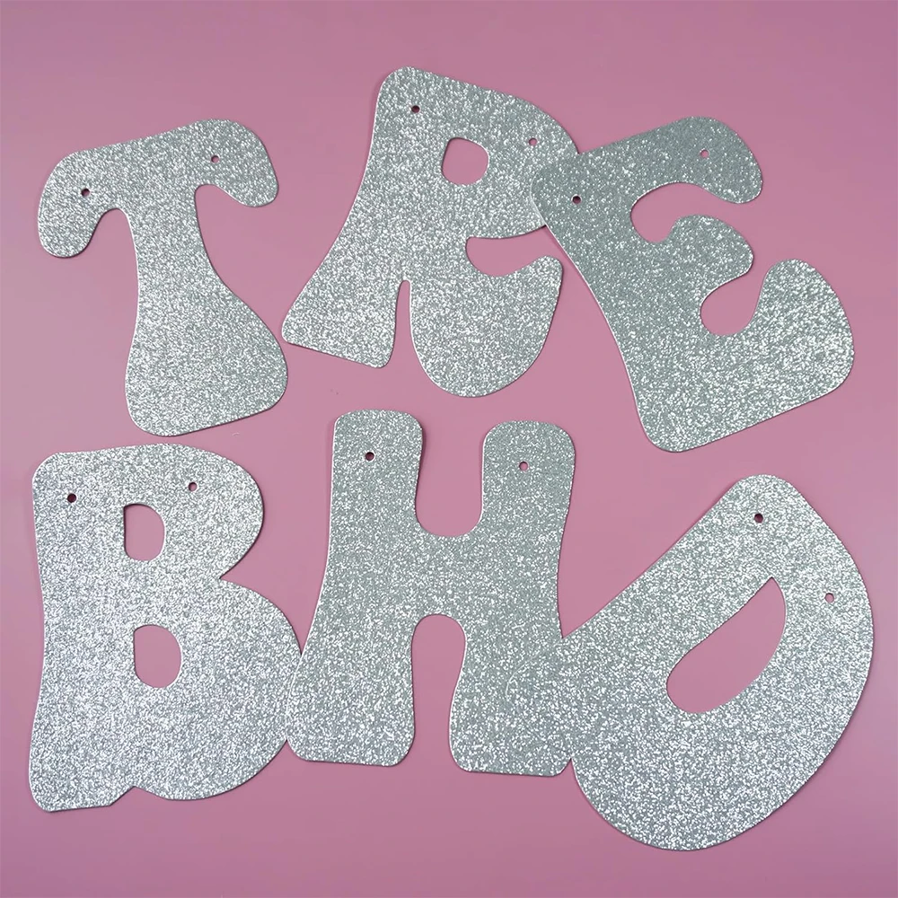 لافتة It Me Hi Im The Bride It Me اللامعة قزحي الألوان لحفلات العازبة لافتات حفلات تايلور تحت عنوان زينة NO-DIY مسبقًا