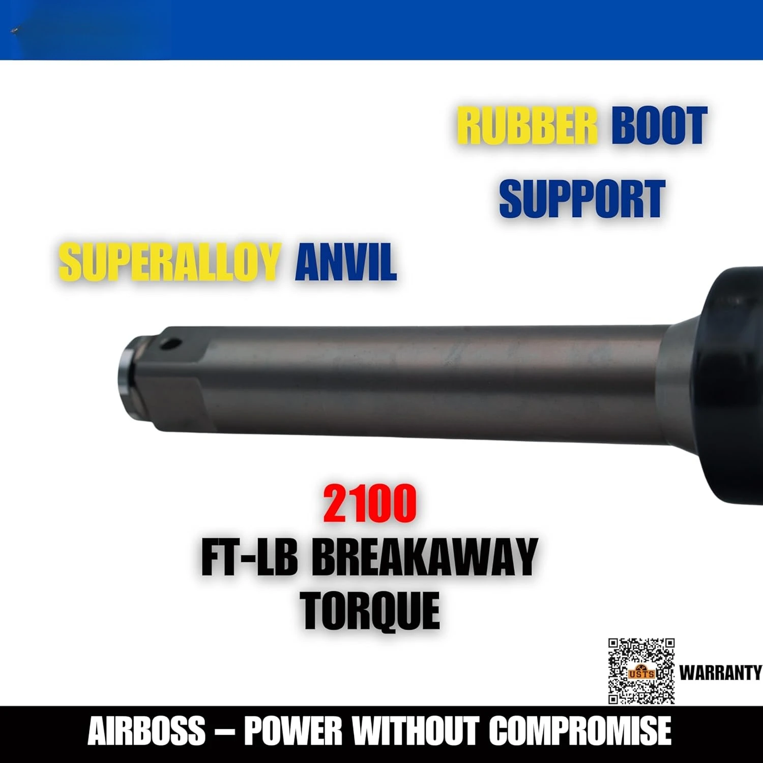 1 "16LBS جائزة ألمانيا الأمريكية الفائزة مفتاح ربط تأثير الهواء خفيف الوزن 6" رمح 2200 قدم رطل الجوز تمثال نصفي عزم الدوران يزن 16.1 رطل · رائجة البيع #1