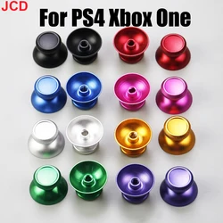 JCD 2pcs Metal Joystick Grip Cap Analog Thumb Stick Cover For PS4 Xbox One Gamepad Controller Thumbstick Replacement