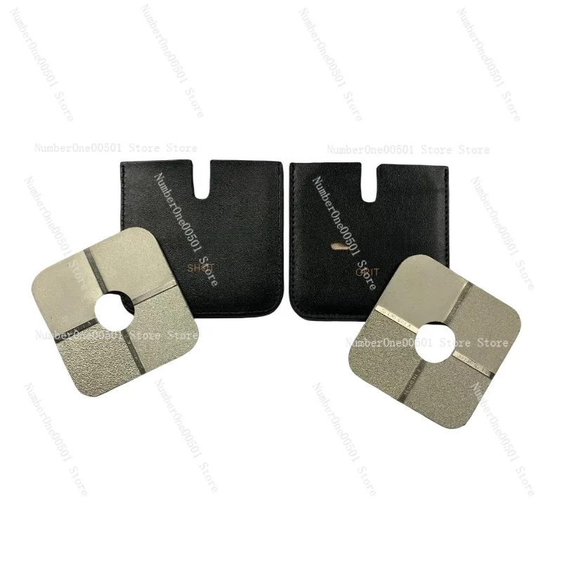 

E125 sandblasting roughness comparison sample block, SA2.5 grade ISO shot blasting surface comparison plate