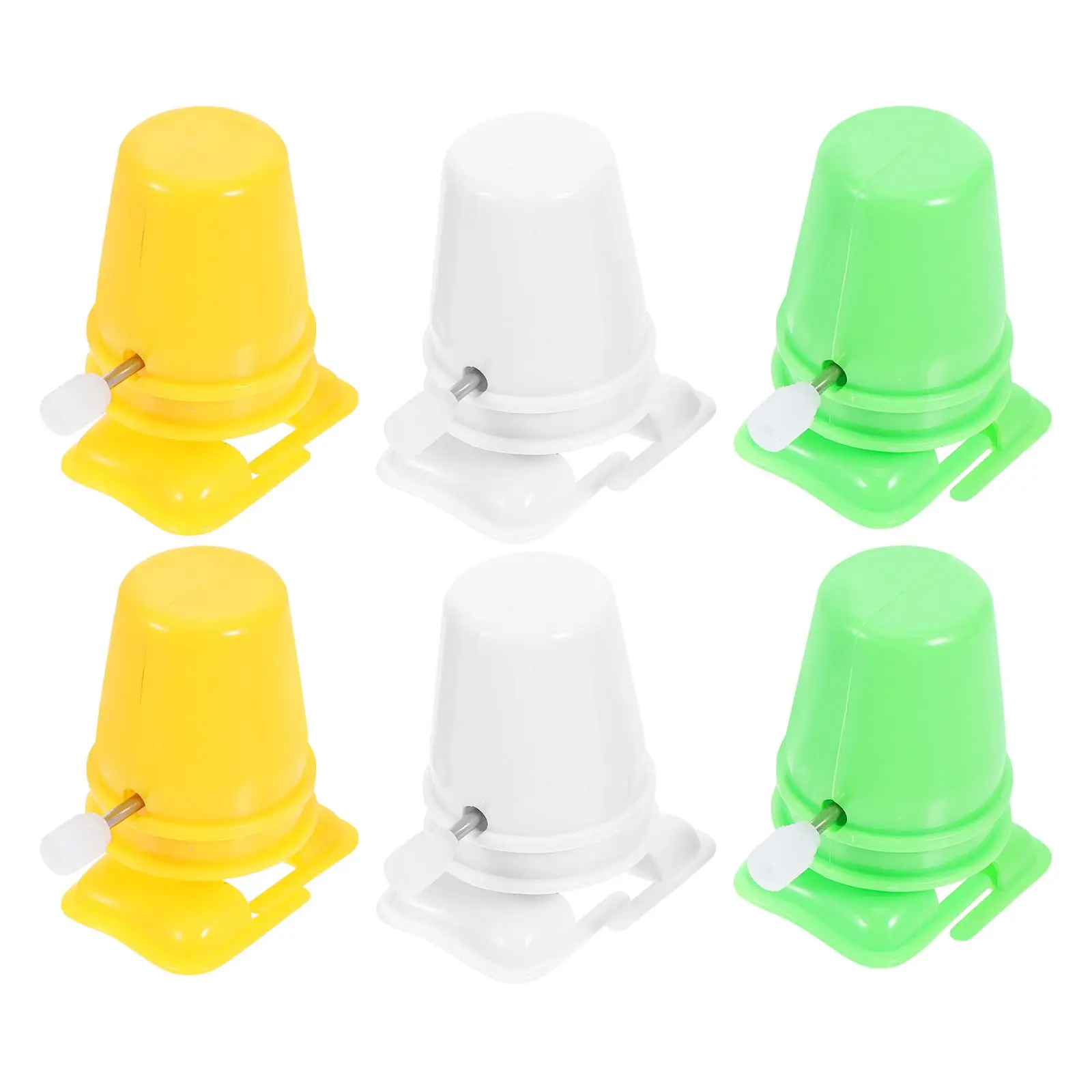 

6 Pcs Clockwork Walking Movement Robot Wind up Toy Parts Toys Robots
