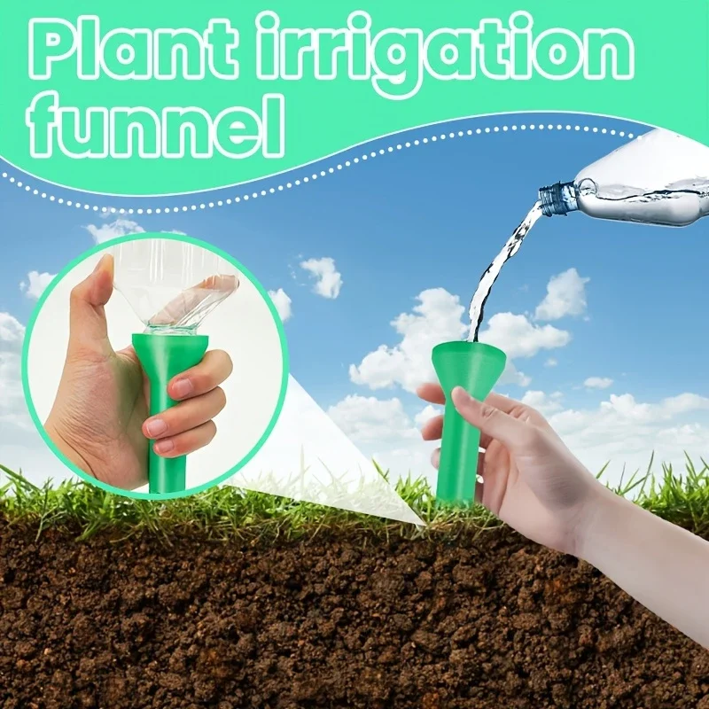 Plant Root Protection Tool Soil Specific Irrigation Funnel Compatible With Watering Can Hose Connector For Garden Watering Use