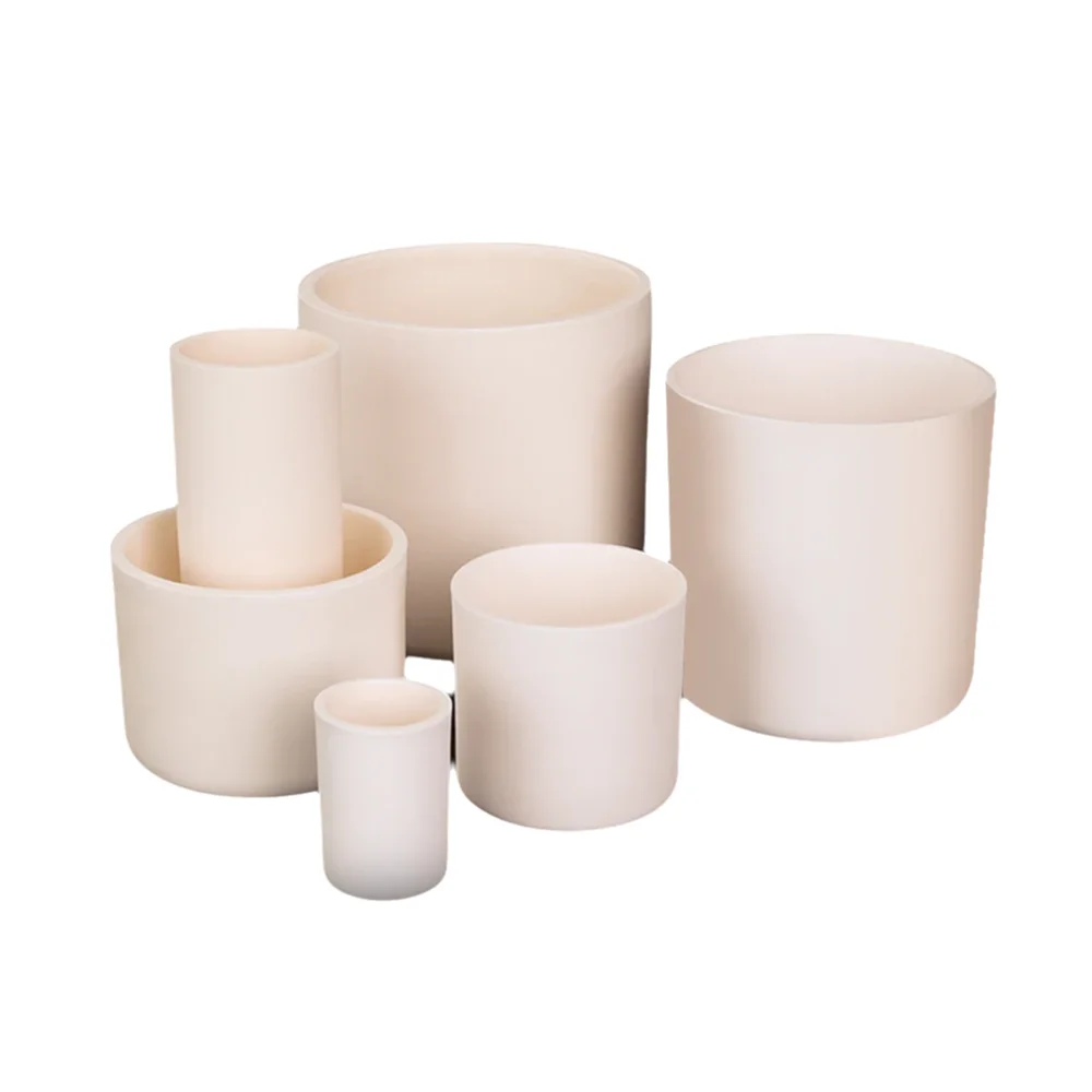 Cylindryczny tygiel z 99% tlenkiem glinu z wewnętrzną pokrywą, tygiel ceramiczny z korundu, różne specyfikacje do eksperymentów spiekania w laboratorium. — zdjęcie produktu 7