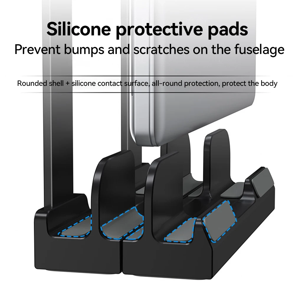 Foldable Laptop Stand Notebook Computer Holder Accessories for Macbook iPad Tablet Phone Storable Holder Dual use adjustable image 4