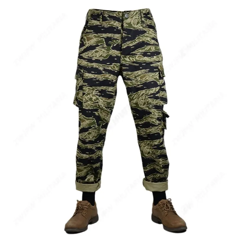 Vietnam war  US Army tiger pattern tiger spot camouflage TCU trousers twill pure cotton