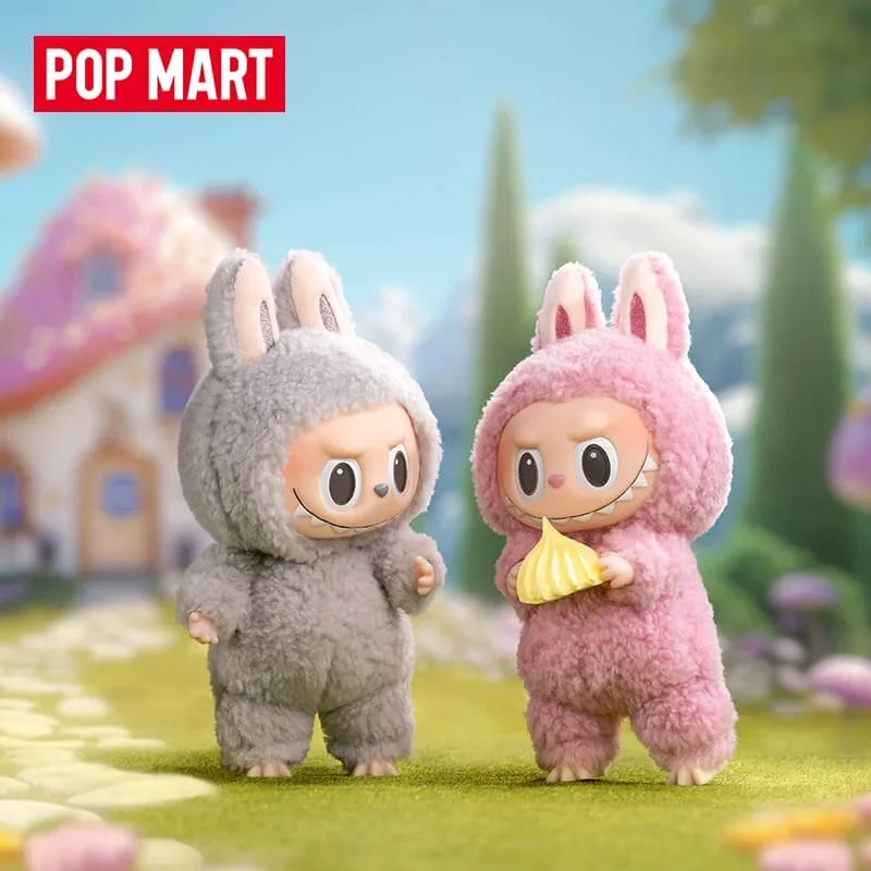 POP MART The Monsters Labubu emozionante Macarone Blind Box Toy Action Anime figure giocattoli e hobby Caixas regalo per bambini Mystery Box