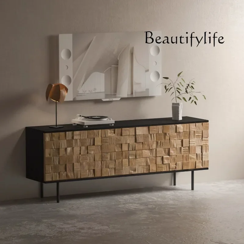 XE-Soporte de Tv Vertical Para dormitorio, almacenamiento marrón, mueble de Tv minimalista de madera, Mueble Para Televisor de diseño nórdico, Mueble Para