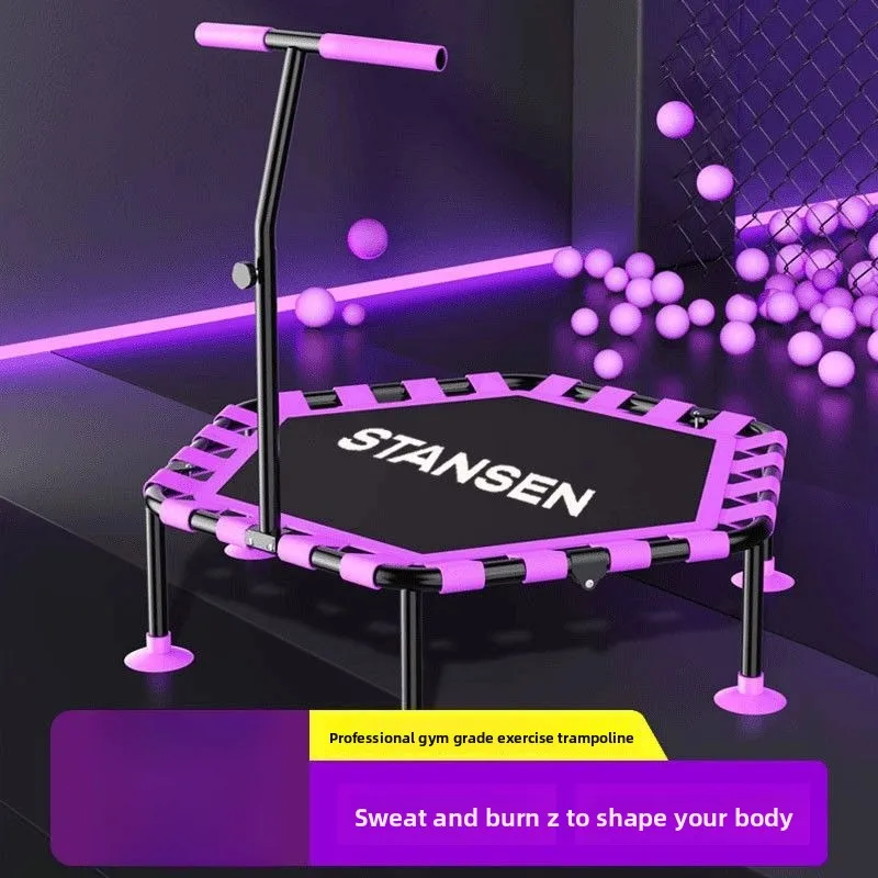 45-Inch Trampoline Household Children's Indoor Children's Jumping Bed Family Adult Small Bouncing Bed Fitness Artifact