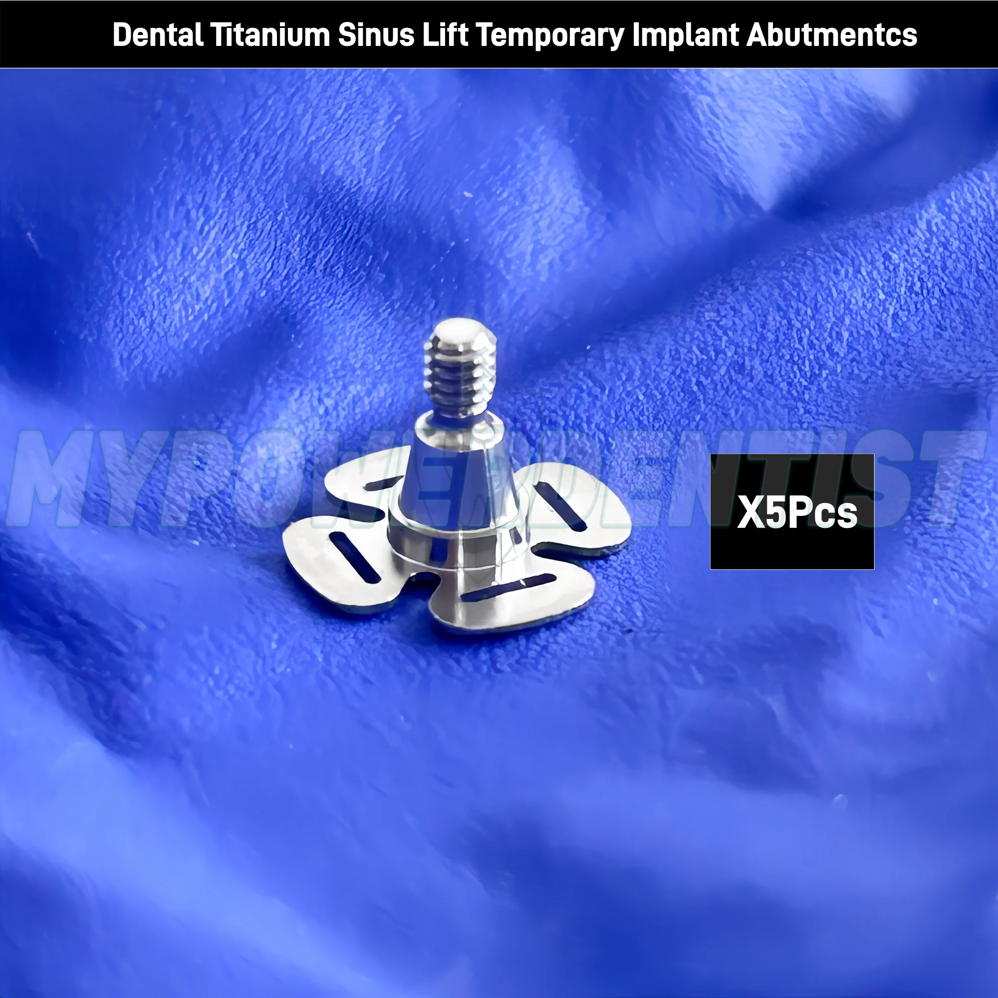 

5Pcs Dental Titanium Sinus Lift Temporary Implant Abutment Repair Accessories