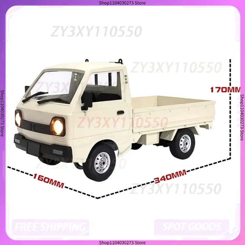 

Wpl Rc Car D-12 1:10 4w 2.4g High Speed High Popularity Toy Truck With Led Light Full Scale Drift Remote Control Kid Adult Toys