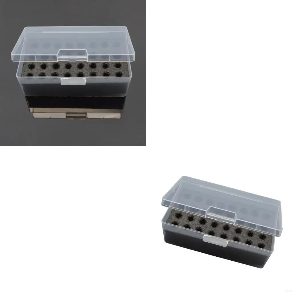 صندوق منظم البطاريات الاحترافي ذو 16 فتحة تصميم هيكل من البولي بروبيلين عالي التحمل لمستخدمي التكنولوجيا للمصورين #1