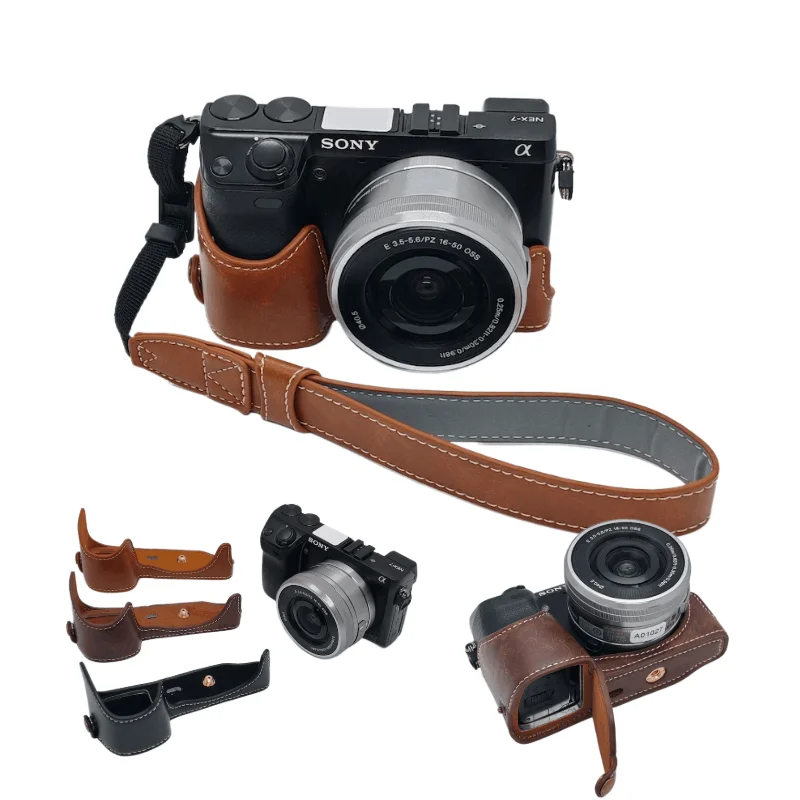 Camera Pu Leather B…