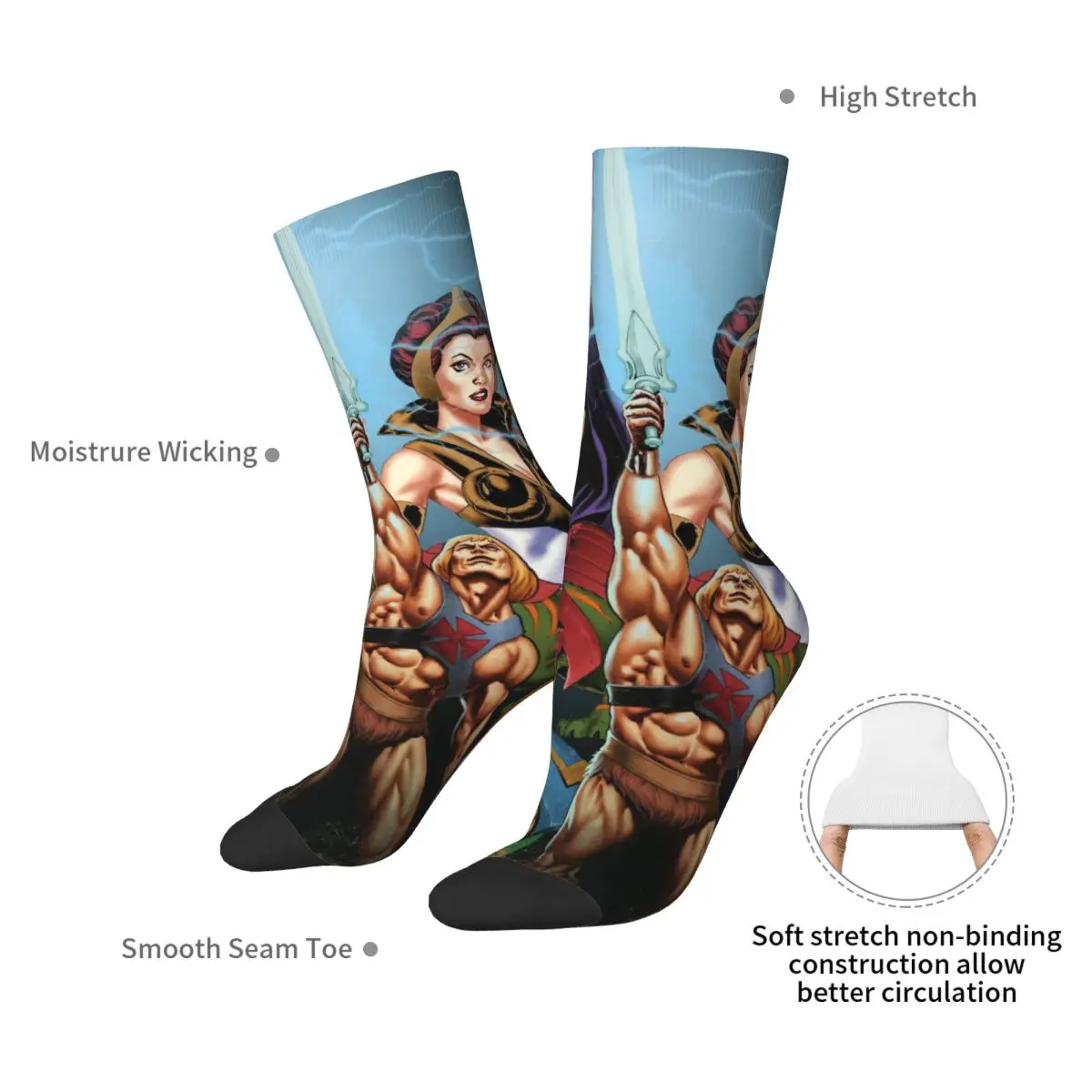 Bohater Anime (7) Kawaii Socks Gym Cartoon Pattern Socks