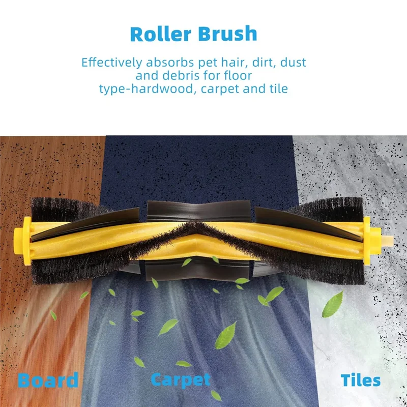 EAS-For Ecovacs Deboot OZMO N7 920 950 T5 T9 Yeedi 2 Hybrid Spare Parts Accessories Main Side Brush Hepa Filter Mop Cloth