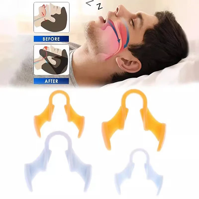 2Pcs Silicone Anti Snoring Nasal Dilator Improve Sleep Silicone Nose Clip Sleeping Aid Prevention  Gadget Anti-Snoring Devices