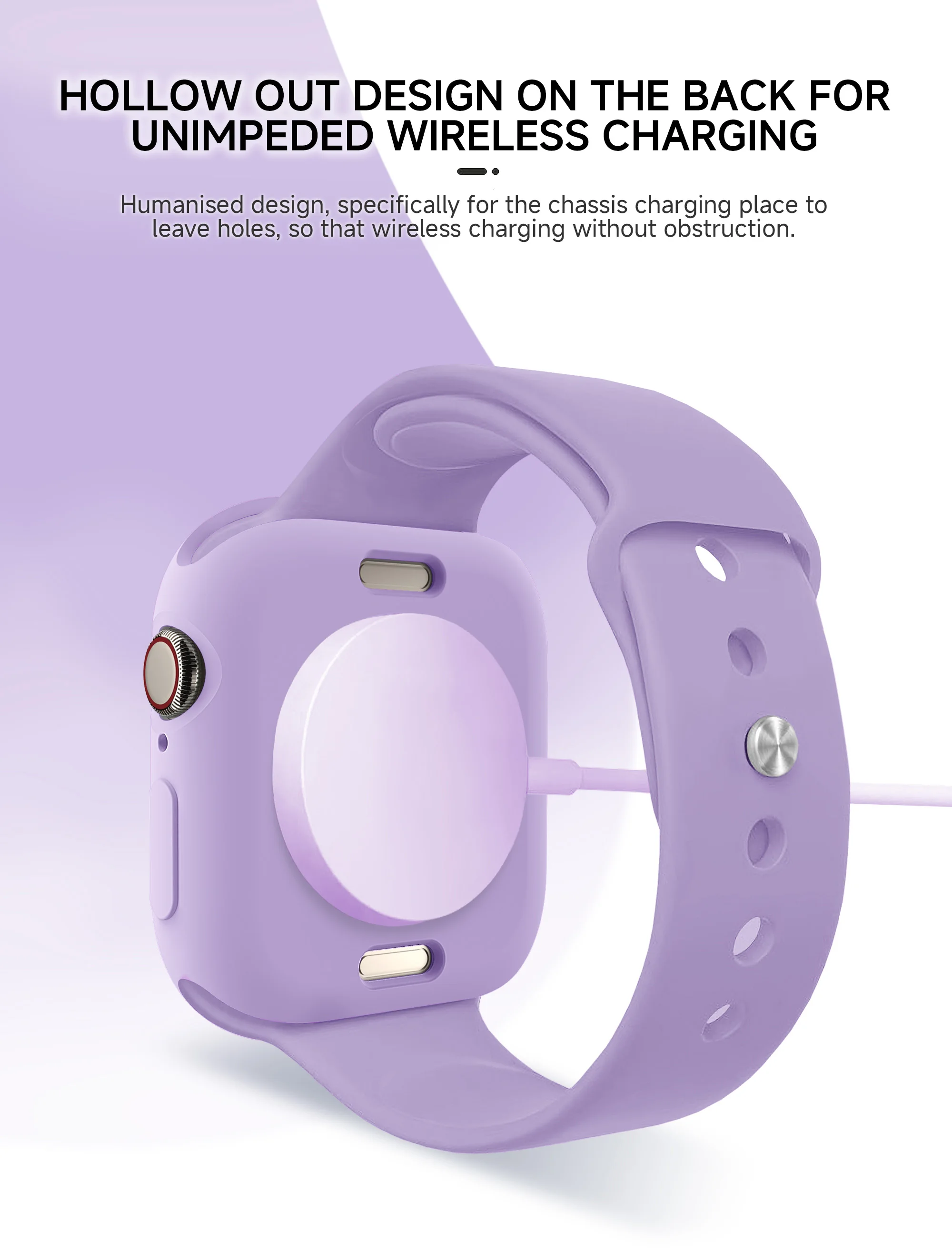 حافظة من السيليكون الناعم لسلسلة ساعات أبل 10 42 مللي متر 46 مللي متر غطاء حماية لساعة IWatch 10 46 42 مللي متر ملحقات خفيفة الوزن