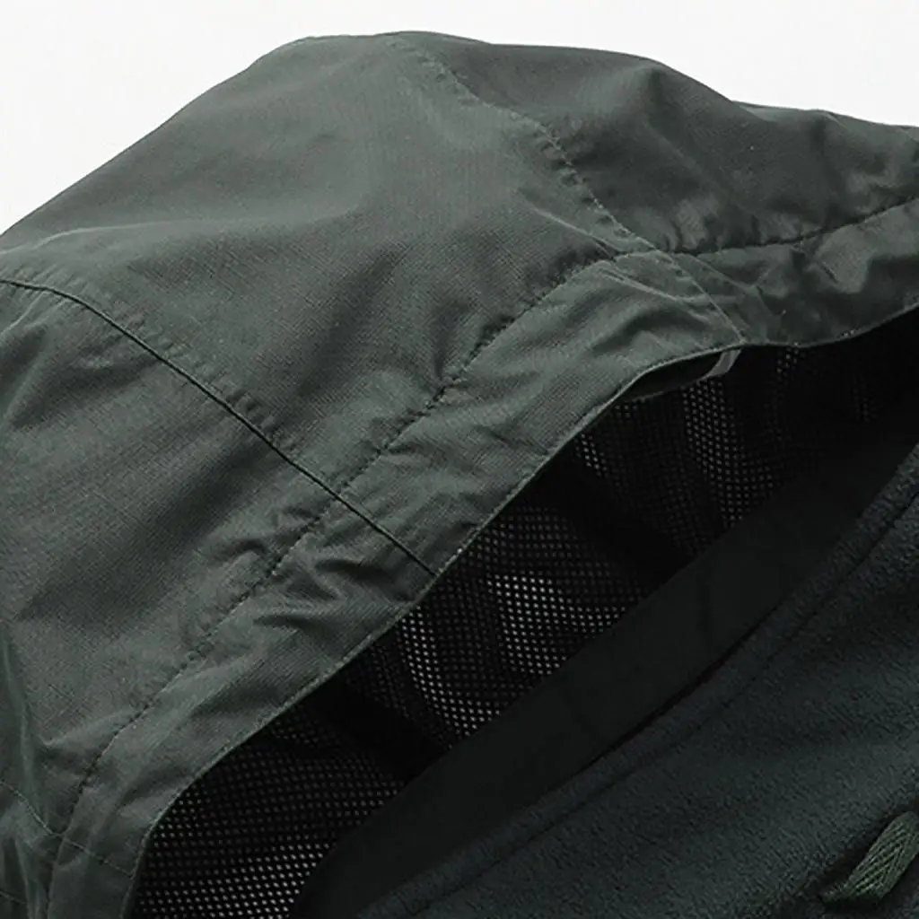 Mens 3XL Waterproof Snow Jacket Wind Resistant Fleece Lined Removable Inner for Cold Weather Sports Camping