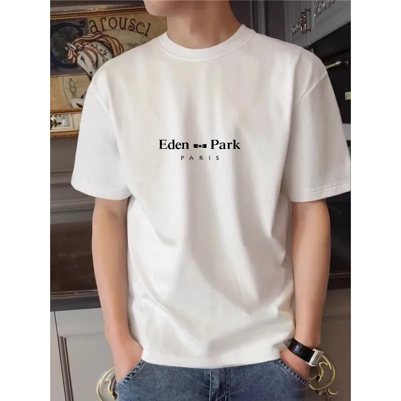 

New men's short-sleeved round neck comfortable and breathable summer outdoor sports and casual letter printed T-pat