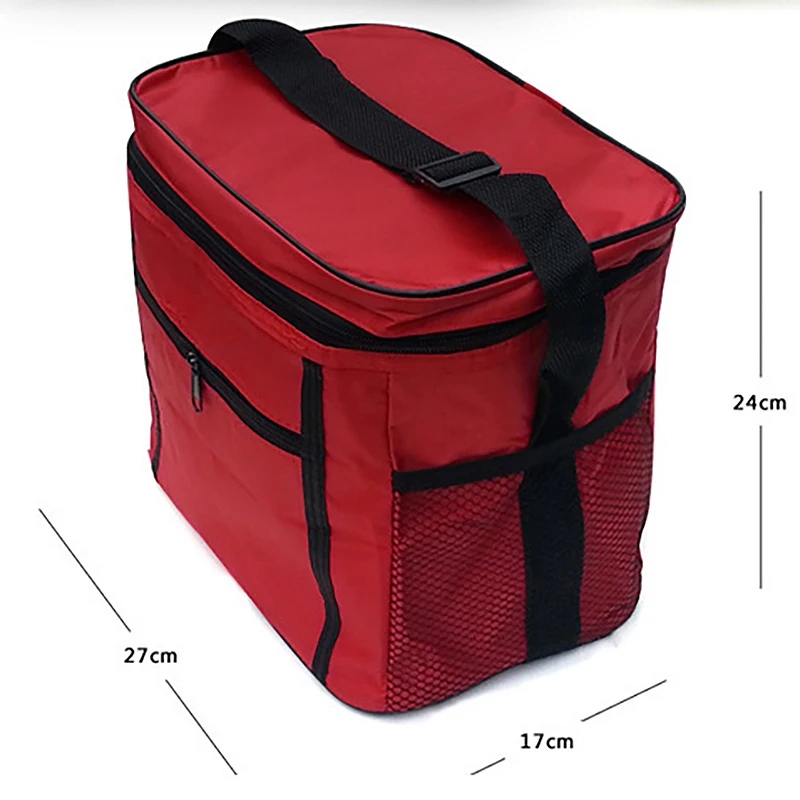 Car Trunk Storage Bags Thermo Cooler Insulated Bag For Thermal Ice Pack Picnic Bag Tote Inclined Shoulder For Picnic