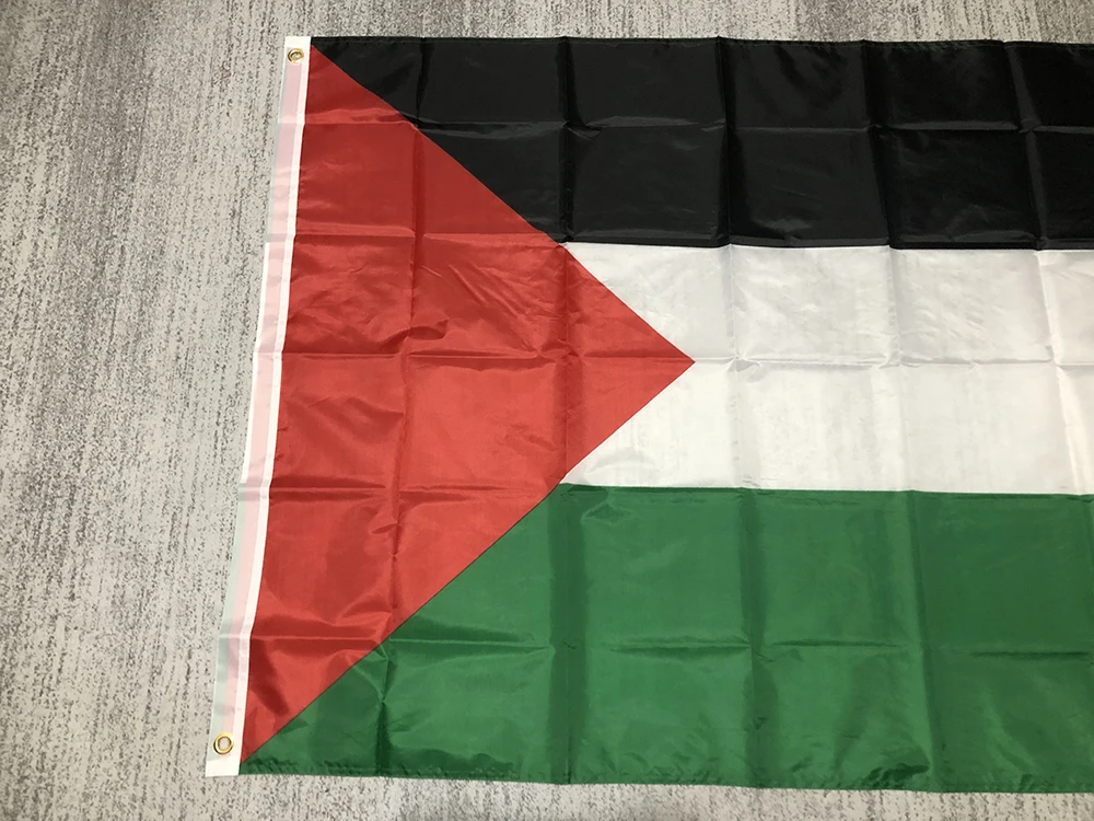 Palestine Flag 60x90cm 90x150cm Hanging Polyester Gaza Palestinian Banner for Decoration National Palestine Palestinians Flags