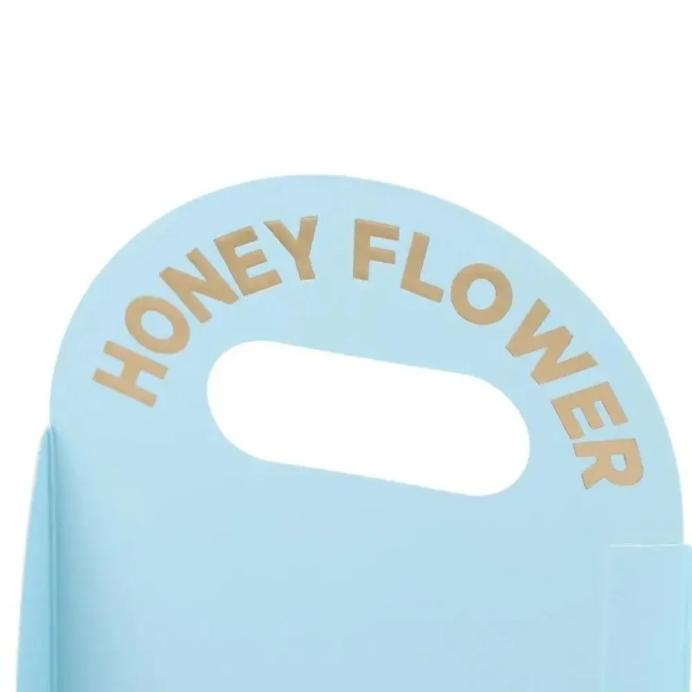 5 Stück Kreative Tragbare Faltbare Blumenbox Handgefaltete Mehrfarbige Blumen-Geschenkbox Dicke Karton-Bouquet-Verpackungsbox – Detail 4