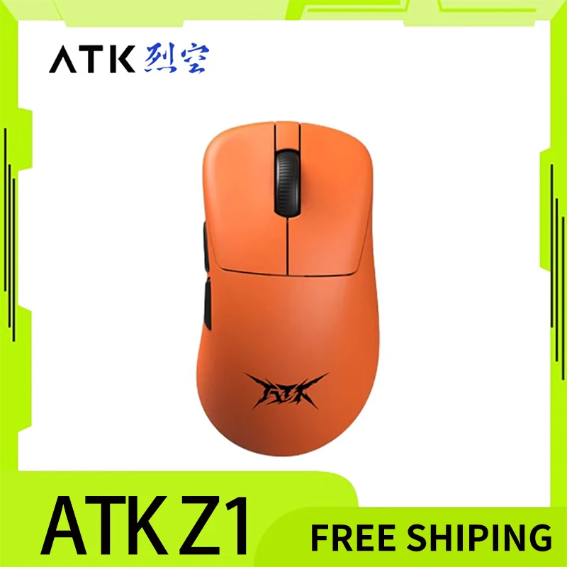 

Atk Blazing Sky Z1 Mouse Vgn Vxe 2.4g Wireless/Wired 8k Paw3950ultra Mouse Custom Light Weight Mouse For E-Sports Gamers Gifts