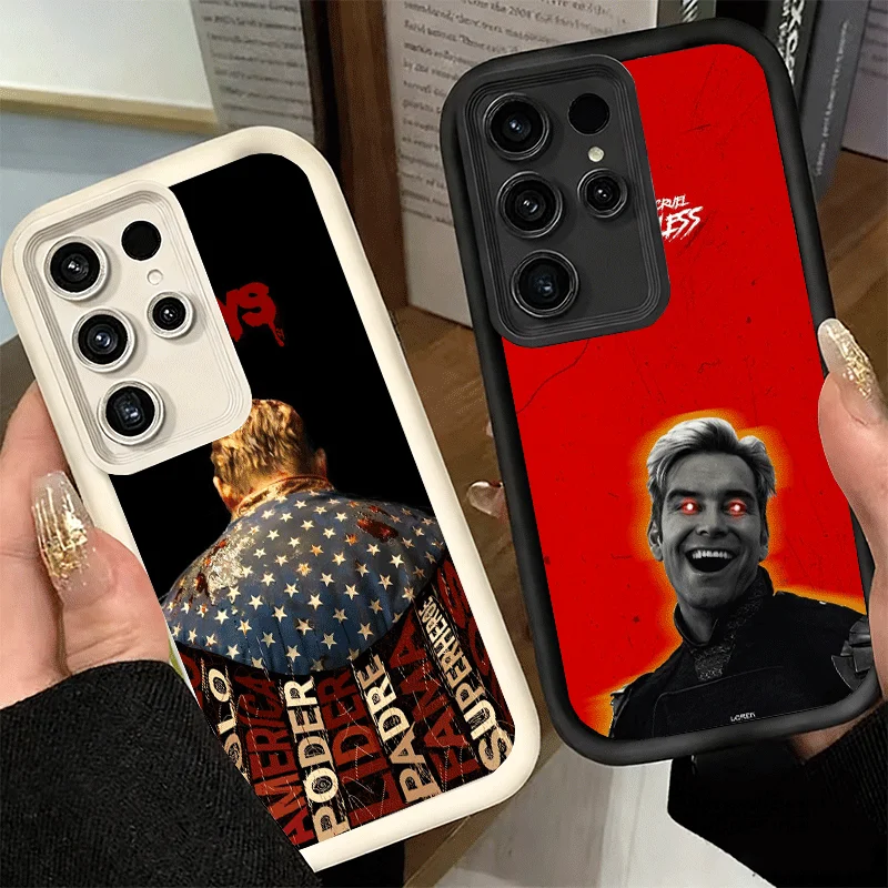 The Boys H-Homelander Soft Phone Case for Samsung Galaxy S26 Ultra S25 Edge S24 S23 S22 Plus S21 S20 FE 5G Shell Silicone Funda