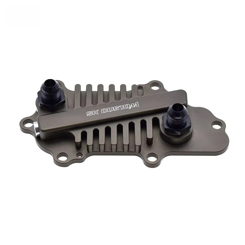 Racing Aluminum Engine Oil Cooler Kit for Jeep Cherokee WK2 Dodge 3.0L CRD 3.6L Pentastar V6 Radiator Kit