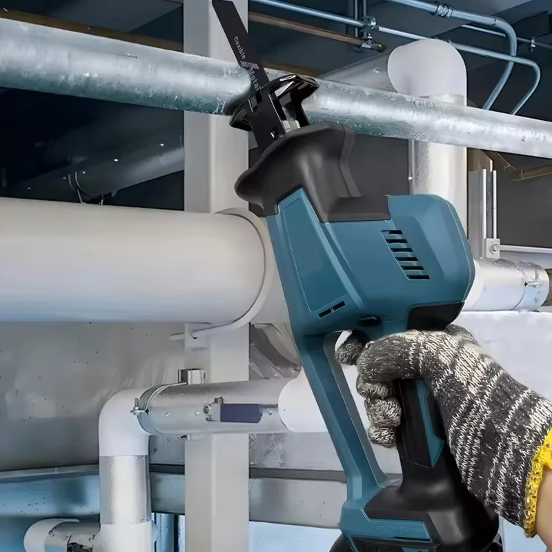 Fit Makita DJR189 18V ไร้สายเลื่อยลูกสูบไฟฟ้า Brushless ชาร์จไม้เลื่อยตัดโลหะเลื่อยแบบพกพาเครื่องมือ