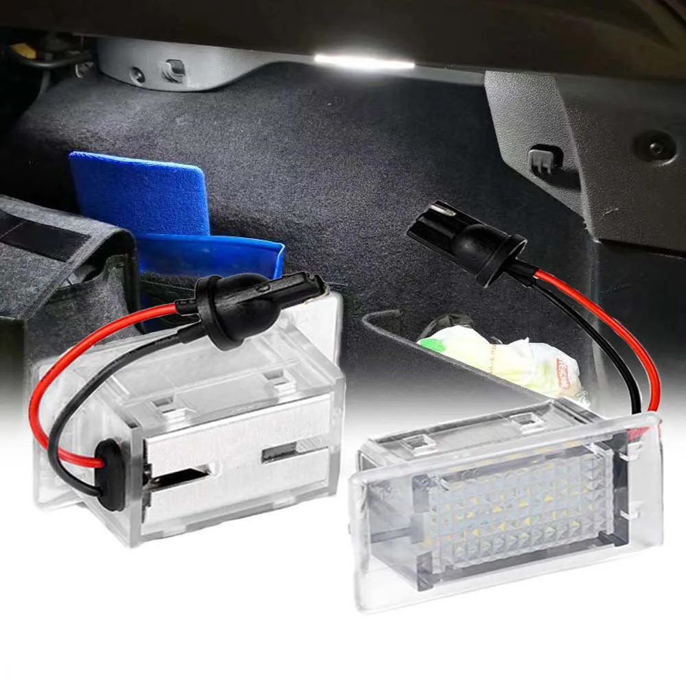 

White LED Trunk Luggage Comparment Light For Ford Fiesta 1976-2019 Focus MK2 MK3 Mondeo 1992-2014 Escort B-MaxC-max Fusion