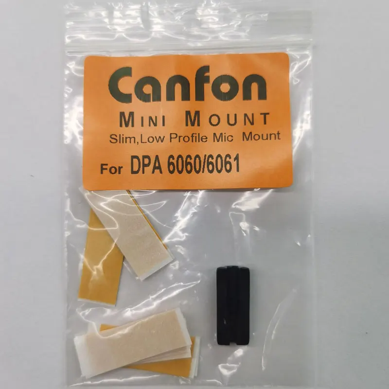 Canfon MiniMount Lavalier Microphones Prevent Friction Holder for  DPA 6060/6061 Detiy WlavMicro Lav Mic