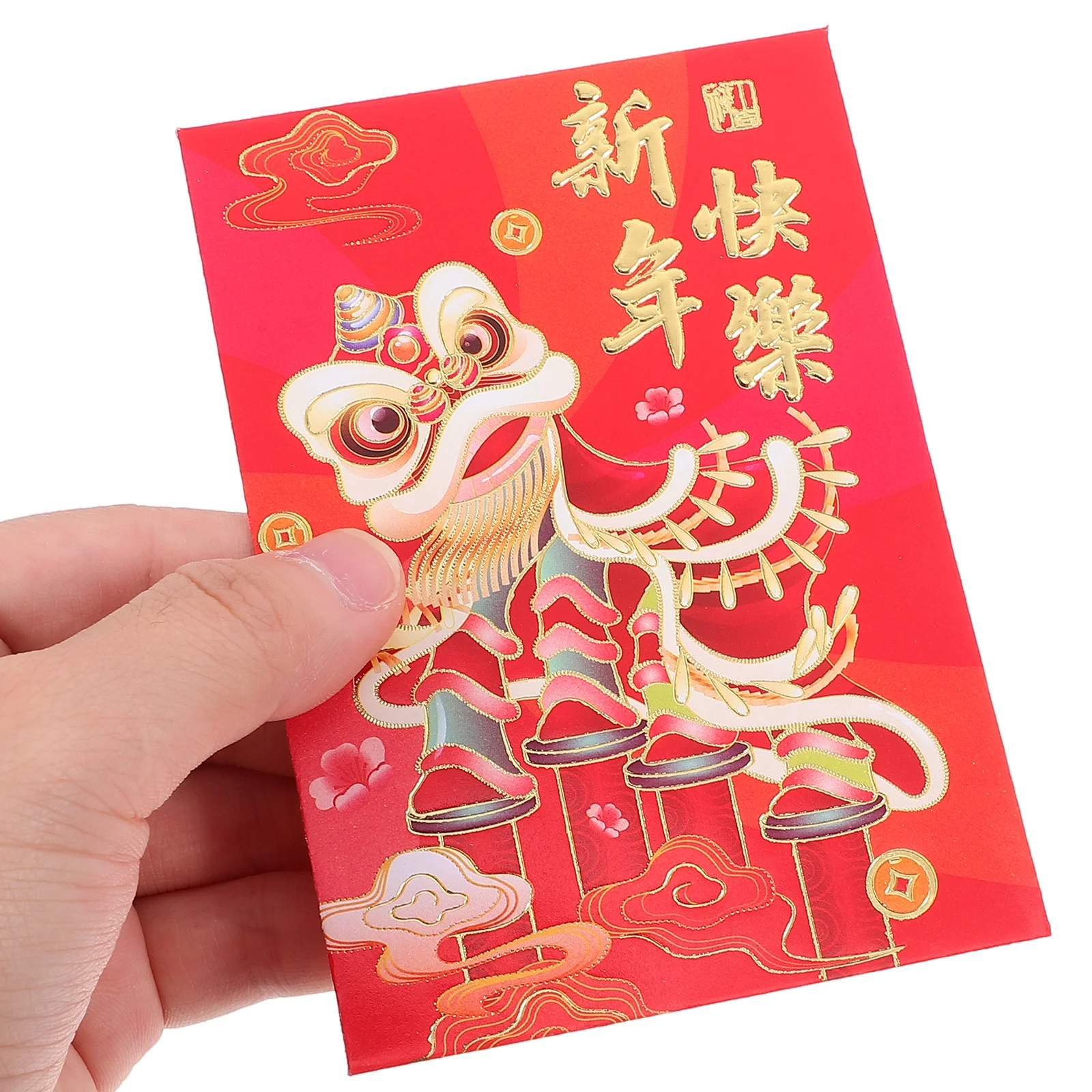 Lai Shi Feng Hong Bao ซองจดหมายตรุษจีนสีแดงกระดาษจีนเงินสดสำหรับเงิน