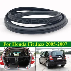 CAPQX Car Rear Trunk Rubber Seal For HONDA FIT JAZZ 2005-2007 Car Trunk Sealing Tape Car Rear Trunk Tailgate Seal Strip