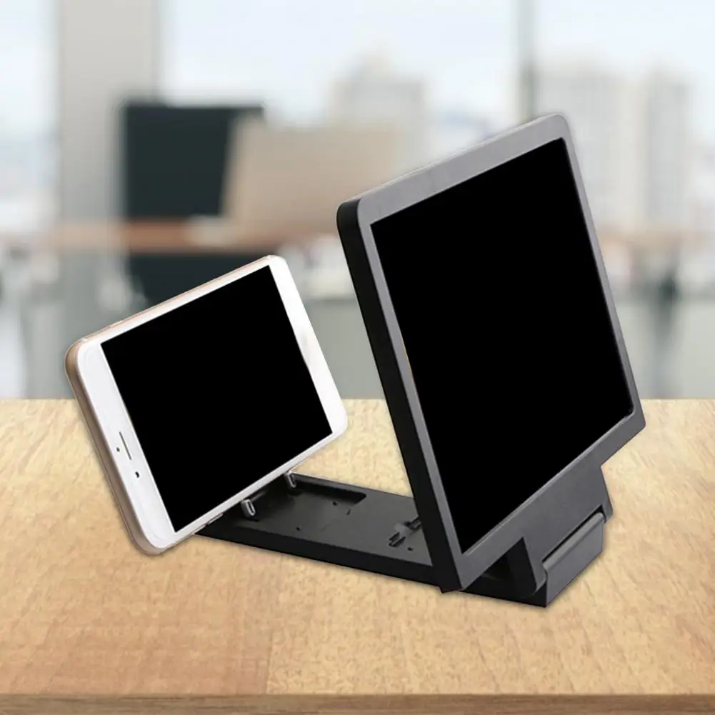 7.5inx6.73inx0.87in 3D Screen Amplifier Mobile Phone Screen Video Magnifier Smartphone Enlarged Screen Phone Stand