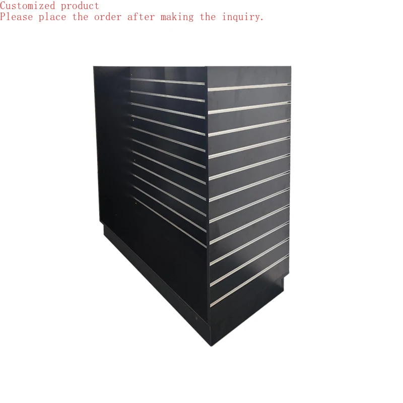 

Custom.Wooden Slatwall Display Stand for Cloth Shops for Store Showcase