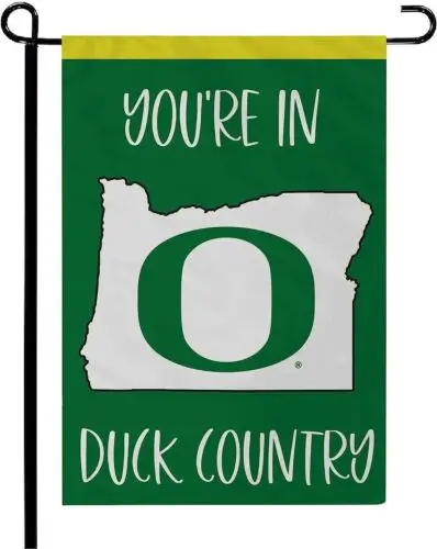 University of Oregon Ducks Double Sided Garden Flag Banner 12x18 Inch Country...