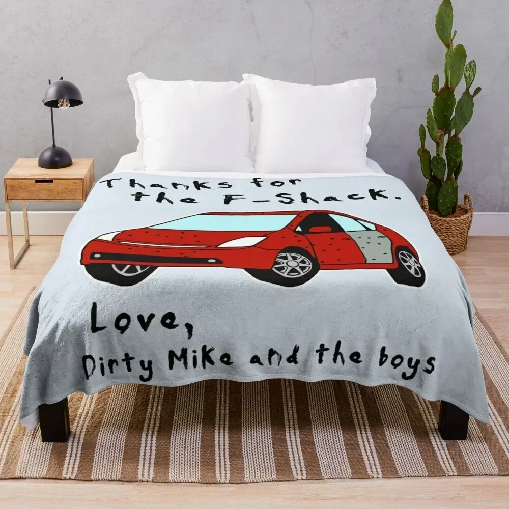 Thanks for the F-Shack. Love Dirty Mike and the Boys Throw Blanket Luxury Designer Decorative Beds Blankets