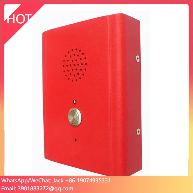 Velocidad Dial teléfono banco intercomunicador Knzd-13 caja de llamadas telefónicas Big Sip intercomunicador de emergencia teléfono de puerta IP intercomunicador de un botón