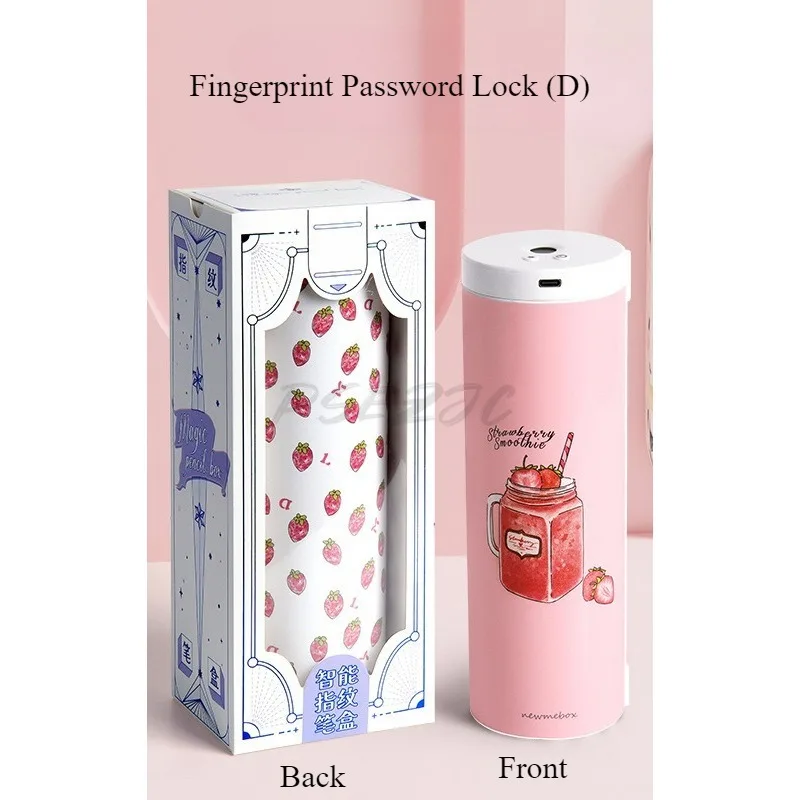 Fingerprint Recognition Multi-functional Pencil Case with Password Lock & Large Capacity  pencil box