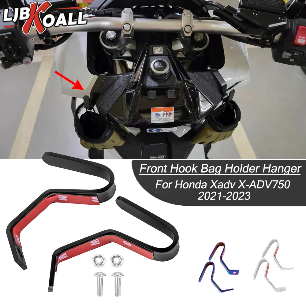 

XADV X-ADV 750 Front Hook Helmet Bag Holder Hanger For Honda XADV750 X-ADV750 X ADV 2021 2022 2023 Luggage Hook Motorcycle Parts