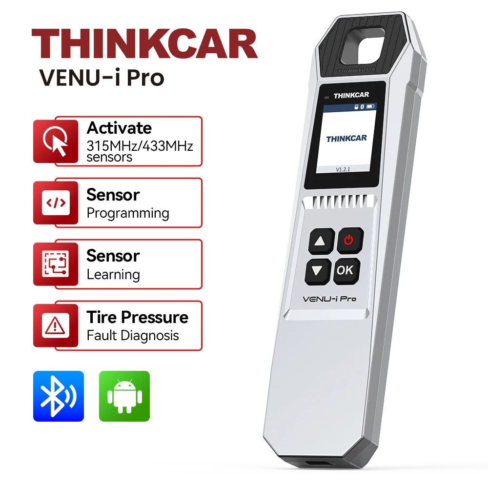 THINKCAR VENU IPRO Obd مستشعر مراقبة ضغط الإطارات للسيارات TPMS إعادة تعلم تنشيط برمجة أدوات تشخيص السيارات TPMS