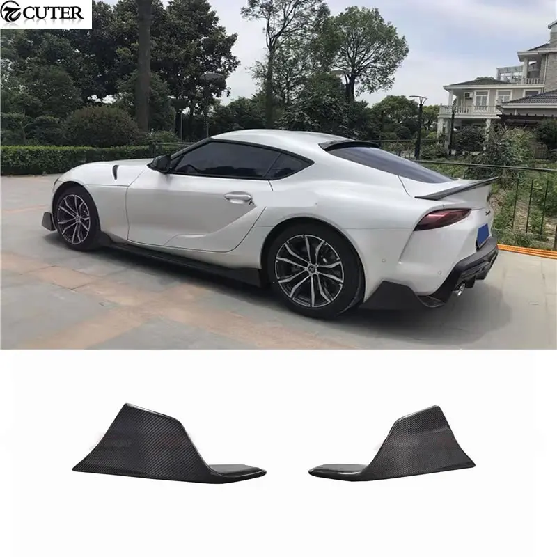 

A90 Carbon Fiber Rear Bumper Aprons Side Splitter for Toyota Supra A90 Car Body Kit 2022