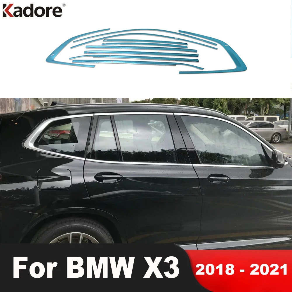 

Отделка оконного порога для BMW X3, 2018, 2019, 2020, 2021, из нержавеющей стали