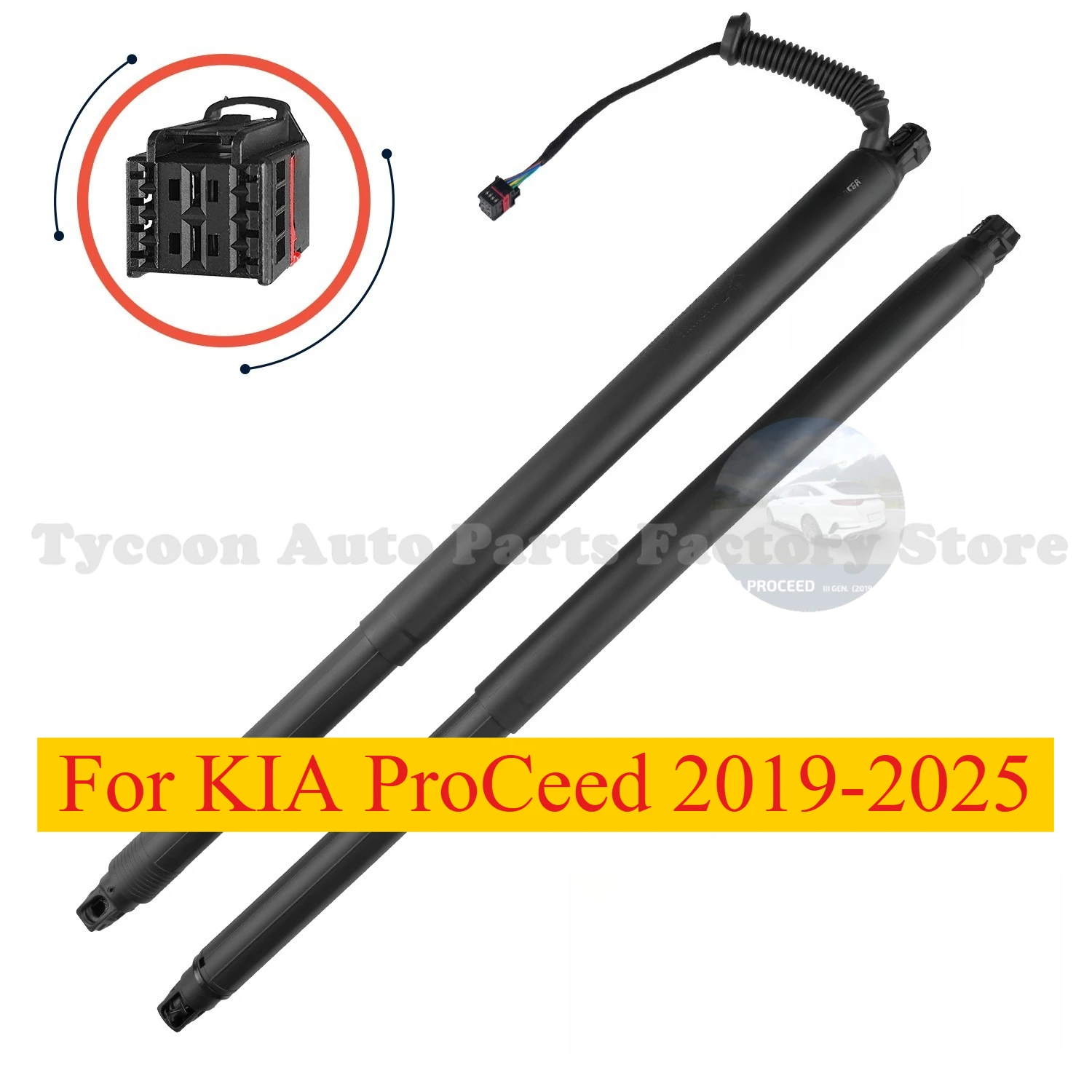 

Electric Tailgate Strut Actuators Set 81831-J7710 81841-J7710 For KIA ProCeed 2019-2025 Left Right Pair