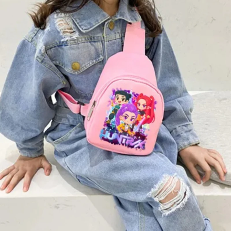 ⭐️   Sac à bandoulière pour enfants, sac à dos d'étudiant KPop, sac à bandoulière rose, jaune, violet, cadeau d'anniversaire