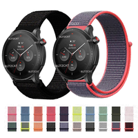 High-quality 22mm Band For Huami Amazfit GTR 4 3 pro 42mm 47mm GTR2 stratos Pace Nylon Loop Replacement Bracelet strap Correa