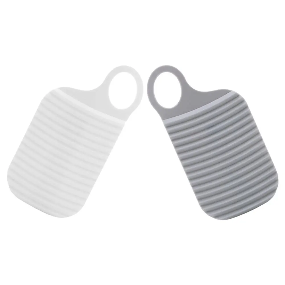 

2pcs Small Washing Boards For Shirts Portable Laundry Washboard Anti-Slip Manual Clothes Washer Travel Cleaning Tool Home