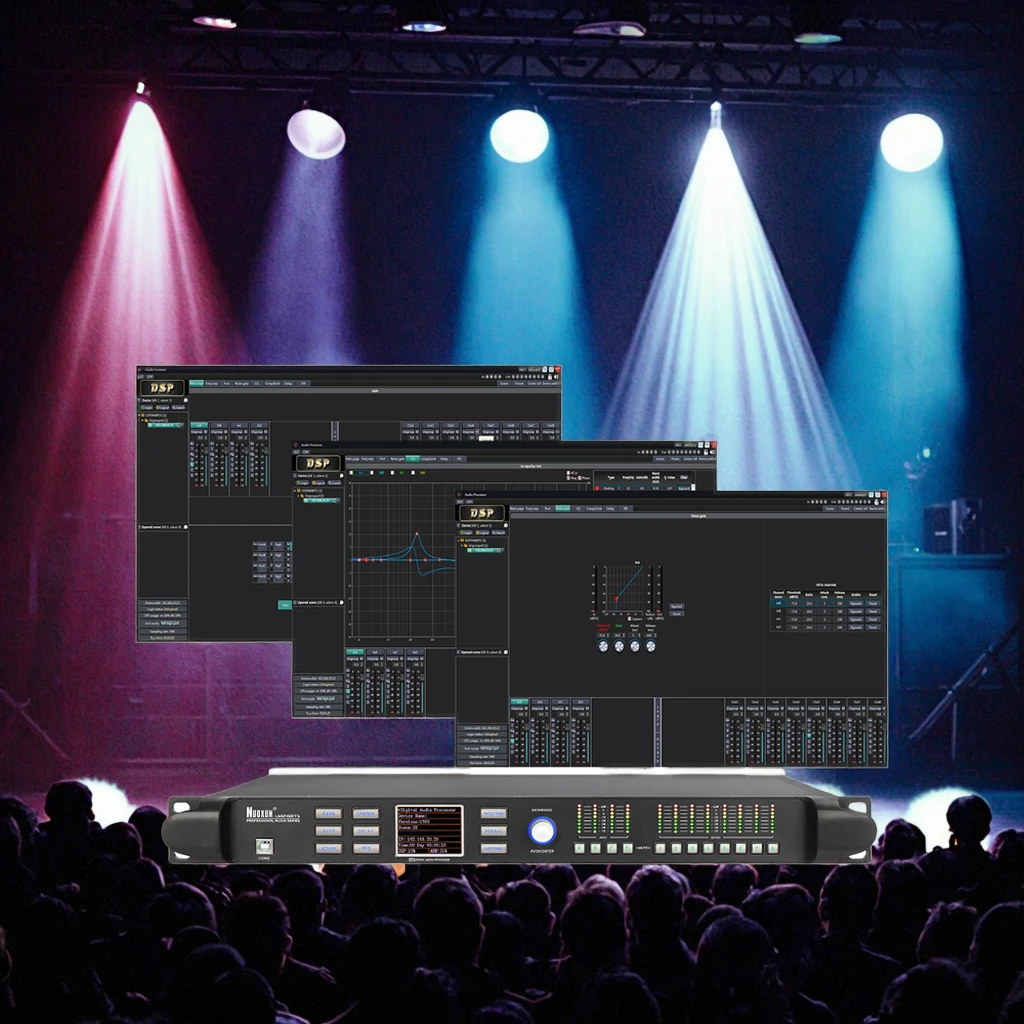 2026 Origina LM848RTS Professional Stage Digital Audio Processor 96KHz 32Bit DSP With AES FIR Speaker Management System